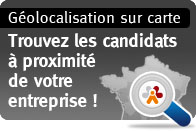 Retouver les candidats à proximité de votre entreprise !